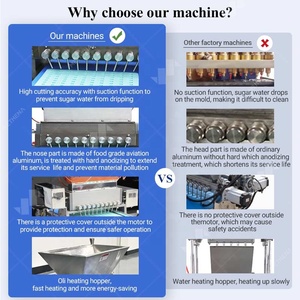 Caramella di frutta morbida e acida anello duro gommoso piccolo depositante automatico <span class=keywords><strong>cioccolato</strong></span> fare estrusore macchina da casa - Product Image 5