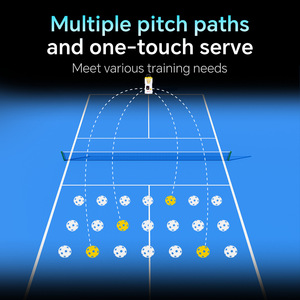 Spoas C1 Petit Entraîneur Intelligent Portable de Pickleball, Système Professionnel d'Alimentation de Balle pour l'Entraînement au Pickleball, Machine à Balle - Product Image 4