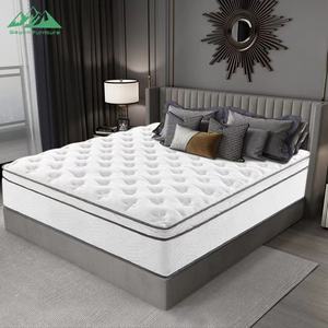Matelas à ressorts orthopédiques au design moderne, mousse haute densité, latex, dessus rigide, pour la maison, l'hôtel, la villa - Product Image 2