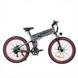 SAMEBIKE entrepôt européen électrique 26 pouces montagne <span class=keywords><strong>Fatbike</strong></span> 3.0 double Suspension vélo <span class=keywords><strong>pliant</strong></span> vélo électrique Ebike pour adultes - Product Image 1