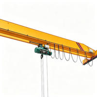 Pont roulant monopoutre haute performance de type LD 5t 10t 20t avec chariot motorisé et système de contrôle intelligent
