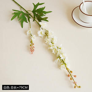 80cm di seta lungo ramo Delphinium stelo <span class=keywords><strong>fiori</strong></span> <span class=keywords><strong>viola</strong></span> blu floreale matrimonio - Product Image 6