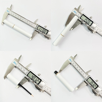 Tube d'eye-liner blanc mat personnalisé, flacon vide pour eye-liner liquide, embout de pinceau fin, emballage cosmétique, logo OEM
