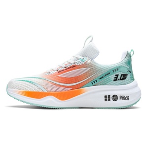 Chaussures de sport décontractées pour hommes, respirantes, avec plaque en carbone, fermeture à lacets, semelle intérieure en EVA, doublure en mesh, tendance mode pour la marche - Product Image 6