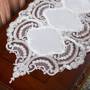 Vendre des nappes en <span class=keywords><strong>velours</strong></span>, des chemins <span class=keywords><strong>de</strong></span> <span class=keywords><strong>table</strong></span> blancs et bleus, des designs personnalisés <span class=keywords><strong>de</strong></span> qualité, des chemins <span class=keywords><strong>de</strong></span> <span class=keywords><strong>table</strong></span> en dentelle bleue et verte pour la maison - Product Image 6