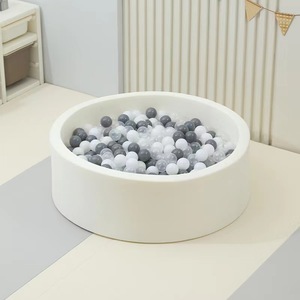 Salle de jeux intérieure pour tout-petits <span class=keywords><strong>Piscine</strong></span> à balles souple en mousse Gris Blanc <span class=keywords><strong>Rose</strong></span> Noir - Product Image 4