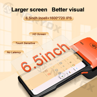Terminal Punto de Venta Móvil Noryox NB55 NB65 con Impresora Térmica de 80 mm, Lector NFC, Android 14 GMS Todo en Uno de 6.5 Pulgadas