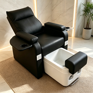 Sillón de Spa para Pies Eléctrico Reclinable de Cerámica de Lujo, Silla Multifuncional para Lavado de Pies y Belleza de Pestañas, Sofá de Masaje y Terapia para Pies - Product Image 2