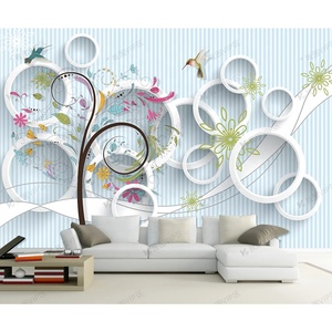 <span class=keywords><strong>Papel</strong></span> tapiz <span class=keywords><strong>pintado</strong></span> a mano personalizable, con <span class=keywords><strong>flores</strong></span> <span class=keywords><strong>y</strong></span> pájaros HD 3D, tridimensional, para dormitorio, sala de estar <span class=keywords><strong>y</strong></span> TV - Product Image 1