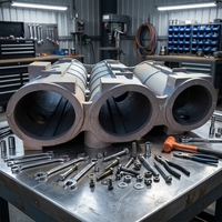 Pièces de machines de moulage au sable de résine de furane de coulée de métal de fonderie personnalisées marque Peng Xin acceptée OEM/ODM