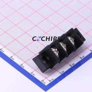 KF25RM-7.62-3P Barrier Terminal Block Bent Lead Through Hole,P=7.62mm Connector Two Sides 7.62mm 1x3P Right Angle Pin - Product Image 1