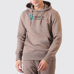 Survêtement pour homme en polyester et coton, durable, léger, à capuche, décontracté, pour usage extérieur, logo personnalisé - Product Image 2