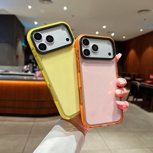 สำหรับ <span class=keywords><strong>iPhone</strong></span> 18 17 16 17PROMAX เคสโทรศัพท์มือถืออะคริลิคใสเคสป้องกันสีเจลลี่เรืองแสงในฤดูร้อน - Product Image 1