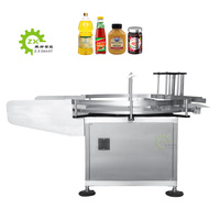 ZXSMART Bureau Automatique Rond Rotatif En Plastique Bouteille En Verre Unscrambler Bouteille Tri Plateau Tournant Machine D'alimentation