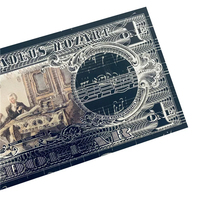 Offre Spéciale – Billet de banque Euro Or de la marque Panda, style Anime, impression numérique, feuille d'argent, plaqué argent, étanche, durable, métal gaufré