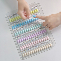 Livre d'affichage de comparaison de couleur d'ongle magnétique de nouveau modèle professionnel