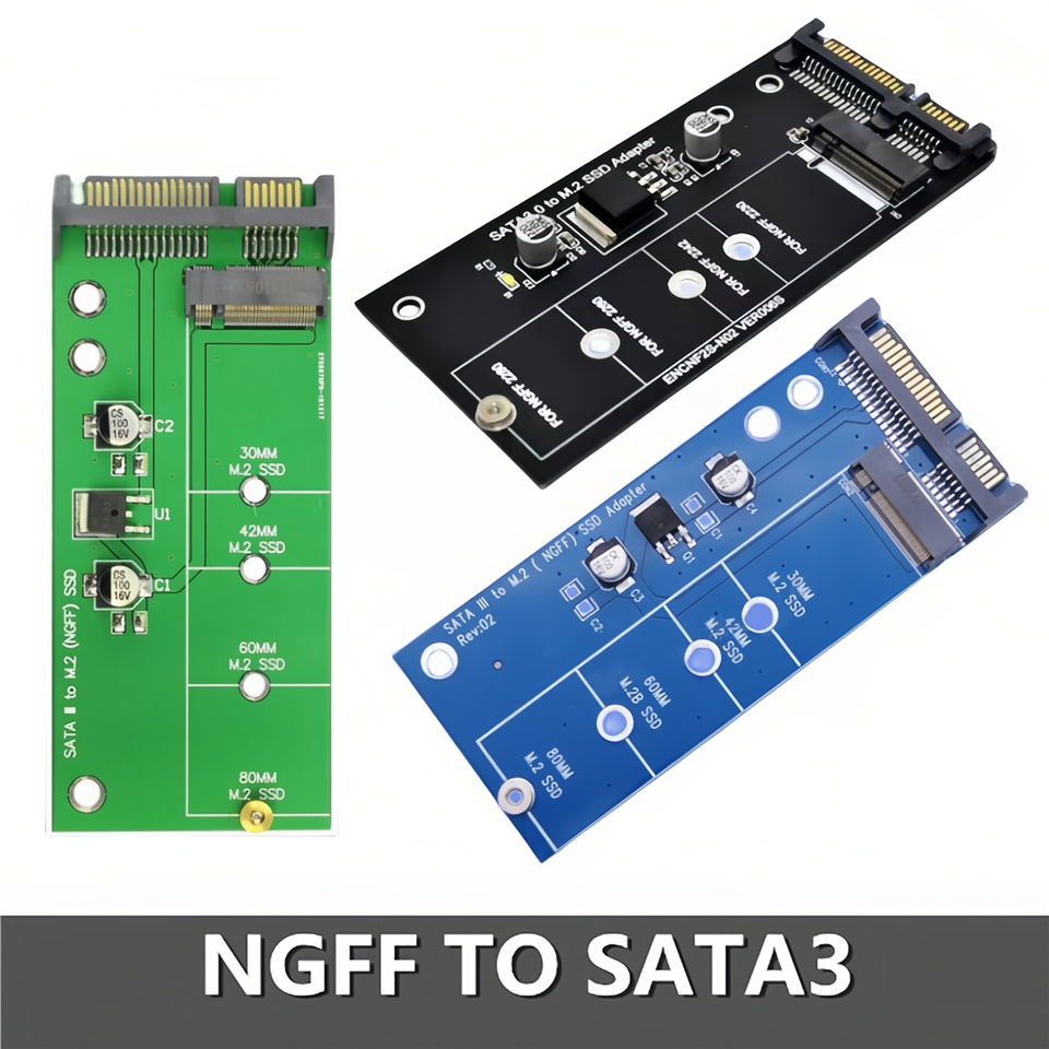Bキー/B&MキーM.2 NGFF SSDコンバーターアダプター SATA M.2 NGFF SSD