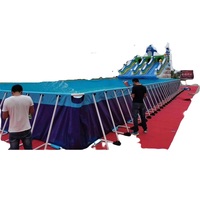 Piscines Extérieures Robustes pour Enfants, Piscines Extérieures en Plastique avec Support