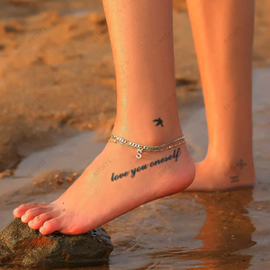 Bxtats vente en gros, nouveau <span class=keywords><strong>tatouage</strong></span> à base de plantes, papillon, symbole, citations, tatouages imperméables sur les pieds, encre de jus, autocollant de <span class=keywords><strong>tatouage</strong></span> Semi-permanent - Product Image 3