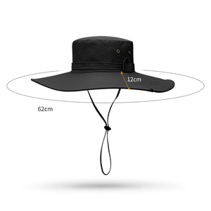 Chapeau de pêcheur imperméable, protection solaire extérieure, large bord, unisexe, pour la randonnée, le camping, les voyages - Product Image 2