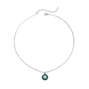 2024 винтажное богемное ожерелье в западном стиле Ковбойское бирюзовое ожерелье для женщин - Product Image 3