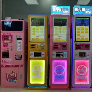 Mesin Game yang dioperasikan dengan koin harga grosir dengan pengeluaran Token layanan mandiri untuk taman hiburan