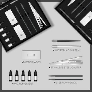 Juego de iniciación de Microblading y maquillaje permanente, Kit de tatuaje de entrenamiento de la <span class=keywords><strong>Academia</strong></span> de belleza de marca privada - Product Image 6
