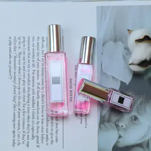 ¡Envío rápido en STOCK! Botella de Perfume de cristal con espray, forma cuadrada, transparente, 5ml, 10ml, 18ml