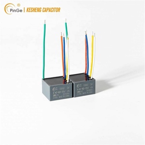 KS pinge Sản xuất tại Trung Quốc an ninh nổ tụ điện bằng chứng <span class=keywords><strong>cbb61</strong></span> 250V 8UF dây loại cho người hâm mộ - Product Image 3