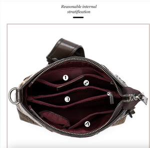 Bolso Bandolera de Cuero Vacuno Genuino Andong para Mujer, Estilo Retro, Elegante, Casual, Nuevo - Product Image 5