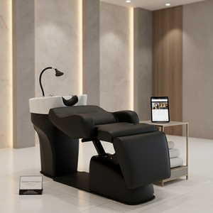 Sillón de Lavado Eléctrico <span class=keywords><strong>Elite</strong></span> Bsalon para Hombres con Bomba Hidráulica y Reposapiés Ajustable para Muebles de Peluquería - Product Image 1