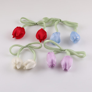 Capullos de Tulipanes Artificiales de Tela para Manualidades, Lazos para Cortinas, Accesorios de Ropa - Product Image 1