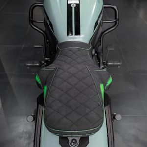 Xxun da xe máy Rider yên ghế hành khách đệm trên xe bao gồm pad cho Kawasaki <span class=keywords><strong>Vulcan</strong></span> <span class=keywords><strong>S</strong></span> <span class=keywords><strong>650</strong></span> en650 vn650 2015-2025 - Product Image 4