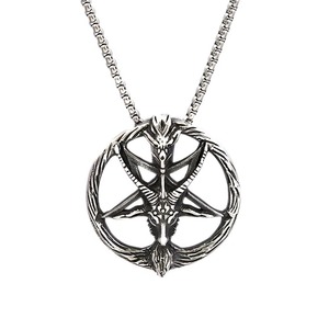 Yunnique-collar con colgante de oveja de acero inoxidable para hombre, diseño del zodiaco animal, joyería de estilo punk, accesorio de moda - Product Image 5