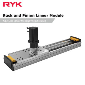 Module de glissière linéaire à crémaillère à double rail large pour charges lourdes, module de crémaillère à engrenages de précision CNC pour déplacement intensif - Product Image 2