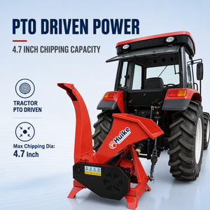 Broyeur de bois HY300T entraîné par prise de force de tracteur, capacité de broyage de 12 cm (4,7 pouces), machinerie forestière pour tracteur à attelage <span class=keywords><strong>3</strong></span> points - Product Image 2