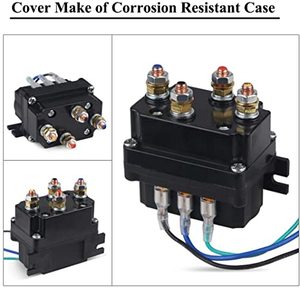 Rơle Điện Từ Tời Phổ Thông 12V 24V 250A, Rơle Điện Từ Tời Bộ Tiếp Điểm DC 200A 500A Cho ATV UTV 2000-5000lbs - Product Image 5