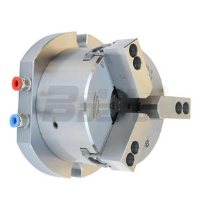 Mandrin hydraulique pneumatique vertical Betterfair KL05 à 3 mors en acier avec trou traversant pour machine CNC - Product Image 2