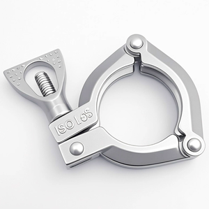 Kẹp vệ sinh inox 304 316L chất lượng cao, loại nặng, ba đoạn, kích thước 2 inch, 3 inch, 4 inch, 5 inch - Product Image 2