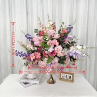 Boules de fleurs artificielles en gros pour centres de table de mariage, décoration florale pour mariages, maisons, hôtels, villas et fêtes