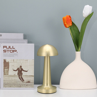Nordique chambre salon chevet barre champignon lampe de Table lumière sans fil Usb lampe Rechargeable sans fil lampe de bureau