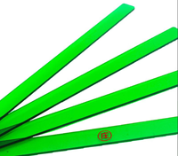 Support de rangement et règle de luxe en acrylique de haute qualité pour cartes de Mahjong, avec poussoirs de tuiles de Mahjong à paillettes dorées, accessoires de Mahjong américain
