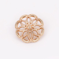 Kancing Logam Berongga Bentuk Payung untuk Mantel/Jas, Bahan Zinc Alloy 30MM, Aksesoris, Kustomisasi, Pabrik OEM