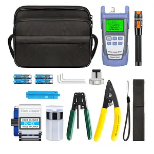 Hot Sale FTTH Fiber Tool Kit With Cleaver And Optical Power Meter And Visual Fault Locator