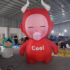 Poupée gonflable 3M pour bébé, motif dessin animé, avec tétine, modèle Cool Inflatable Babies <span class=keywords><strong>GiGi</strong></span> Bond Pig, pour la publicité en magasin de produits pour bébés - Product Image 1