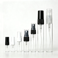 Botol kaca kecil, kualitas tinggi 2ml 3ml 5ml 10ml Atomizer botol sampel botol kaca penguji Mini botol semprot parfum