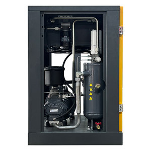 Compressore d'aria a vite PM VSD da 15kW, stazionario, 8-10 Bar, 2,25 M/min, IP55, a trasmissione diretta, compatto, industriale - Product Image 6