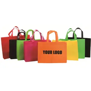 Printed eco grocery printable gift reusable recycled non-woven laminate non woven shopping tote bag with logo