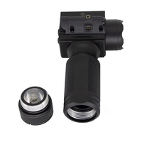 Lampe torche LED rechargeable en aluminium haute puissance 1000 lumens 10x IPX-6 étanche avec laser rouge à activation rapide pour la chasse