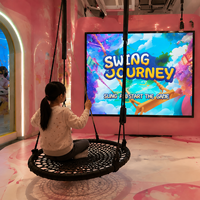 Balançoire interactive à projection, jeu de balançoire à détection de mouvement AR, équipement de projection immersif, aire de jeux intérieure pour enfants |   InteraGame